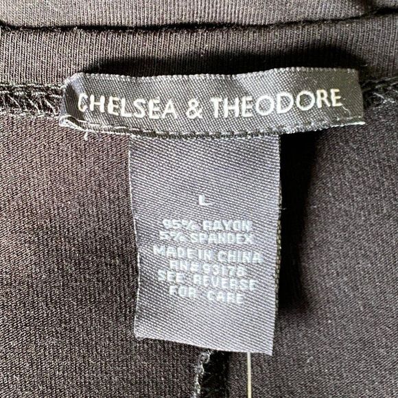 CHELSEA & THEODORE TIERED SLEEVE DRESS NWT - Picture 6 of 7